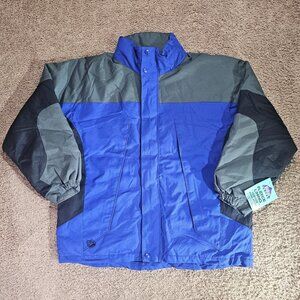 NWT Maxam Mountain Goose Down Jacket Mens M Fleece Insulated Winter Coat Y2K